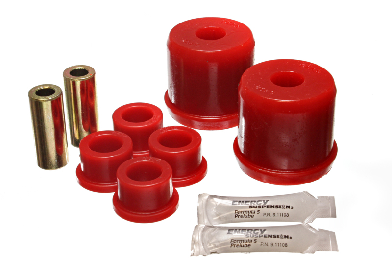 Mitsubishi Eclipse Control Arm Bushing Set - Front - Energy Suspension - Performance Polyurethane - Red - `00-`01